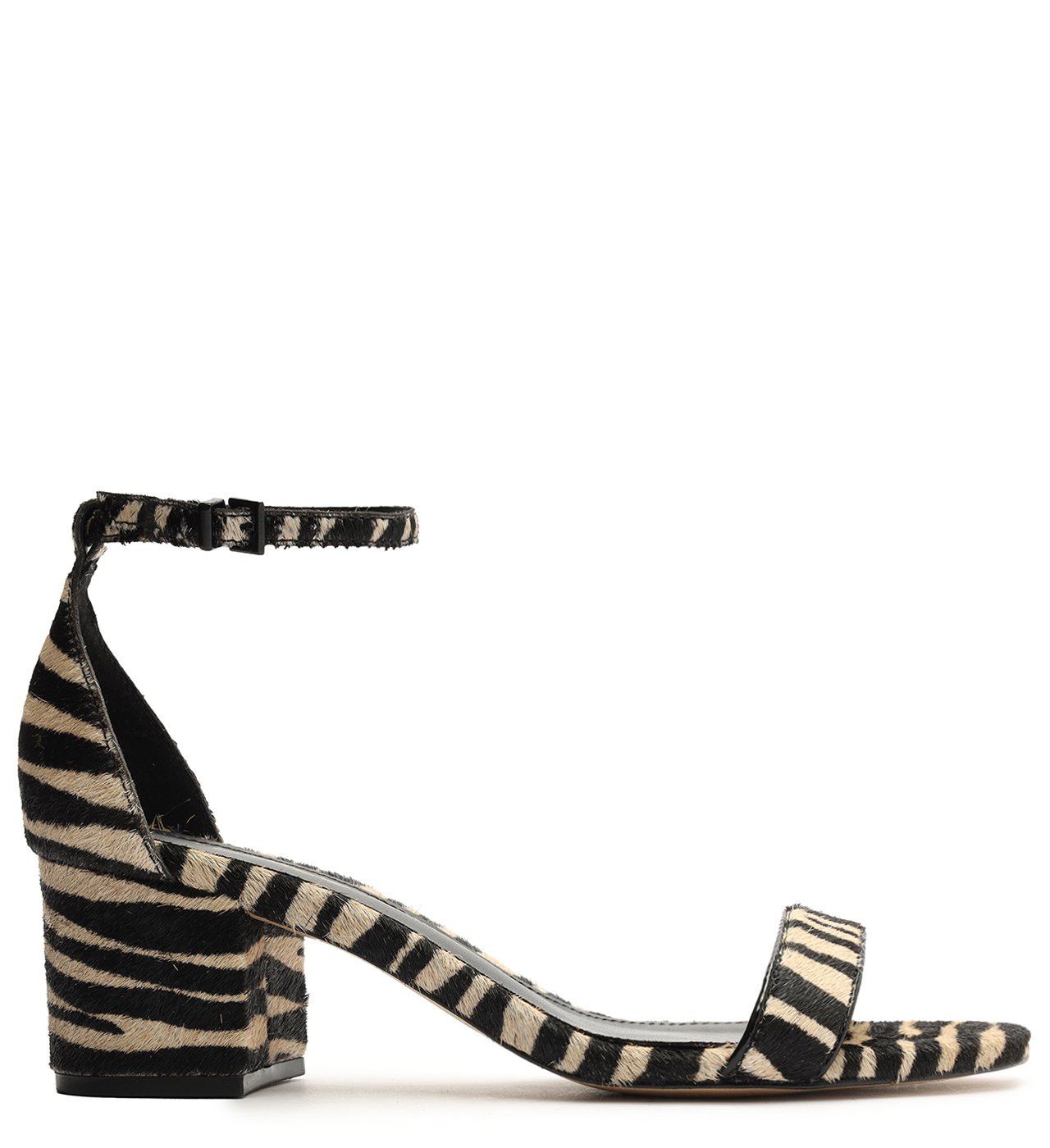 Sandália Zebra Pelo Salto Bloco Helena | Arezzo