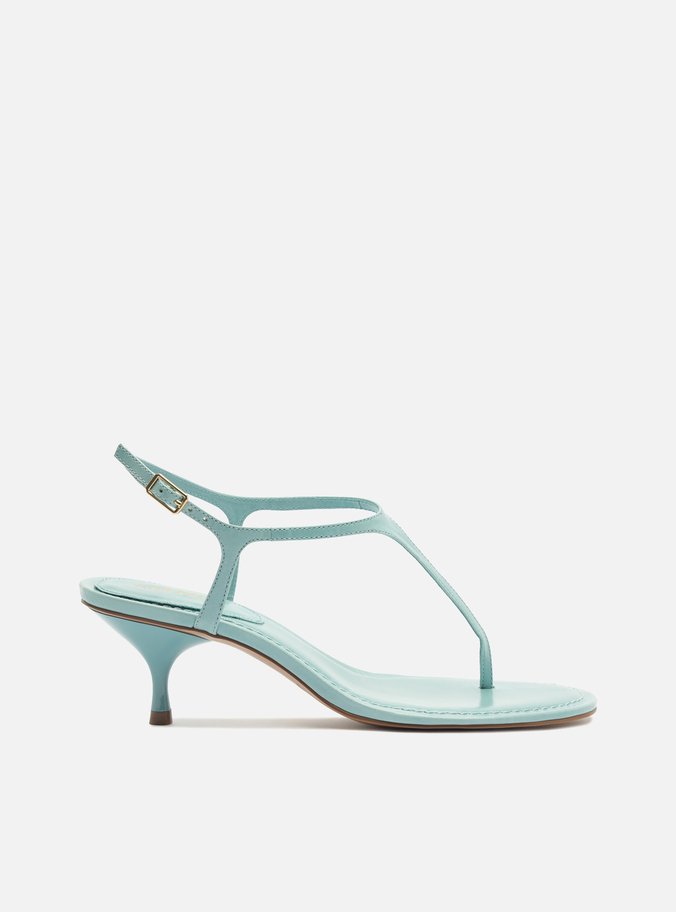 Sandália Azul Salto Fino