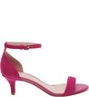 Sandália Nobuck Isabelli Salto Kitten Lady Pink