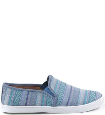 Slip-on Ethnic Pop Acqua