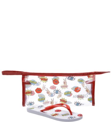 Kit Chinelo Fun Rumba-Red