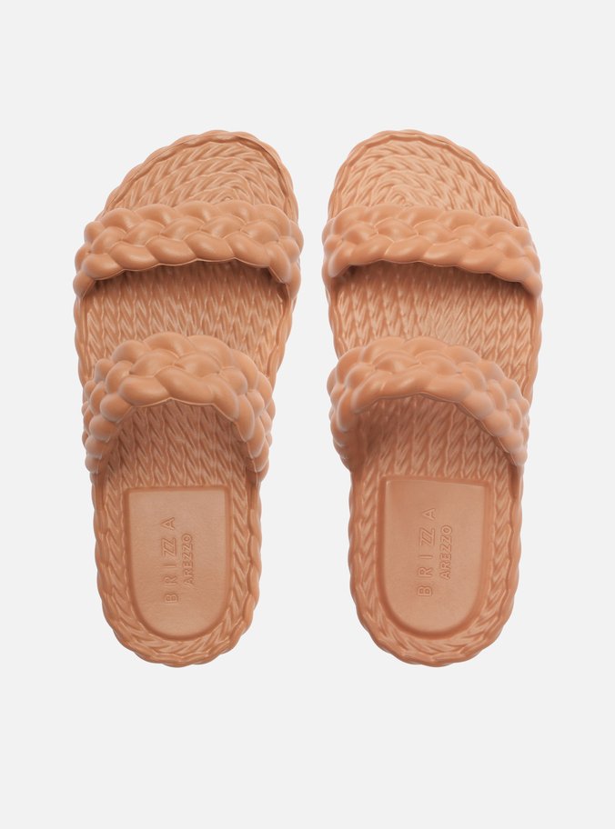 Sandália Marrom Flatform Marrocos Up