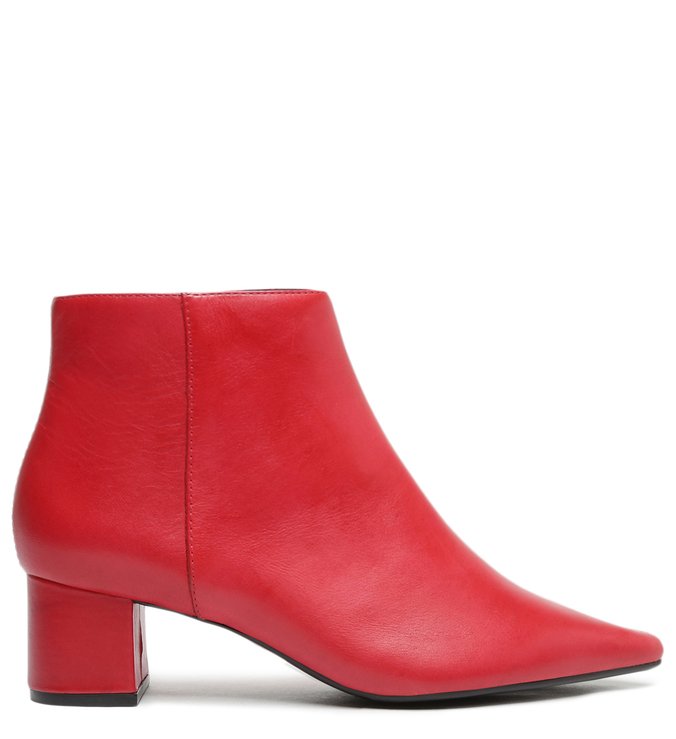 Bota vermelha arezzo outlet