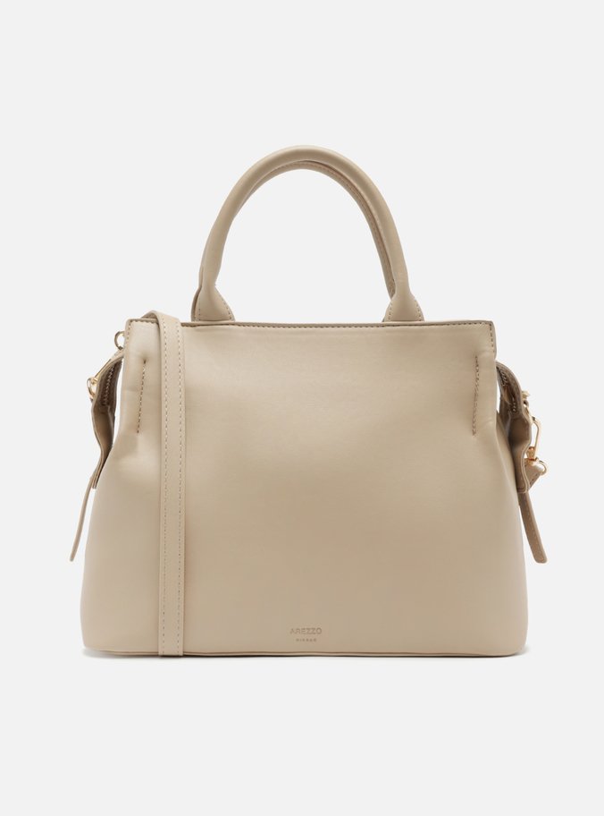 Bolsa Shopping Nude Grande Costuras