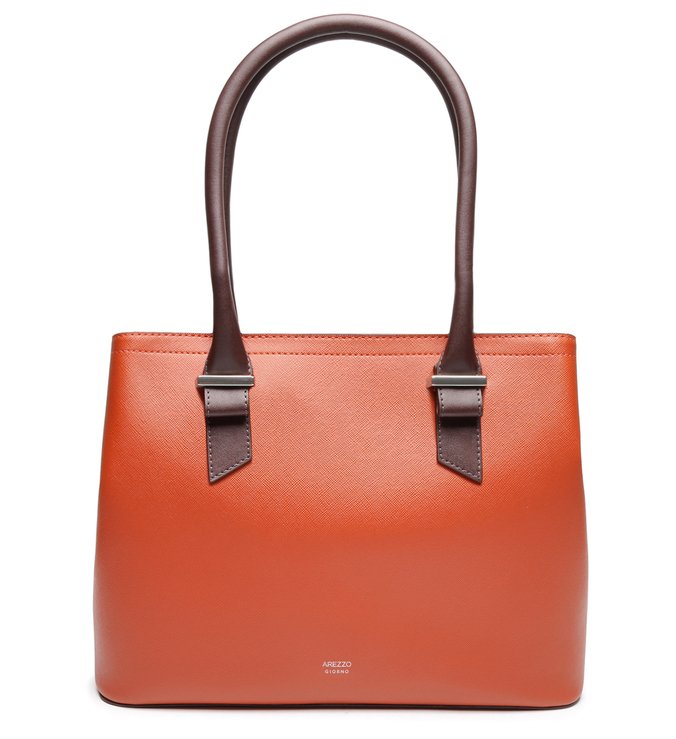 Bolsa Shopping Laranja Eva Grande New Ambar