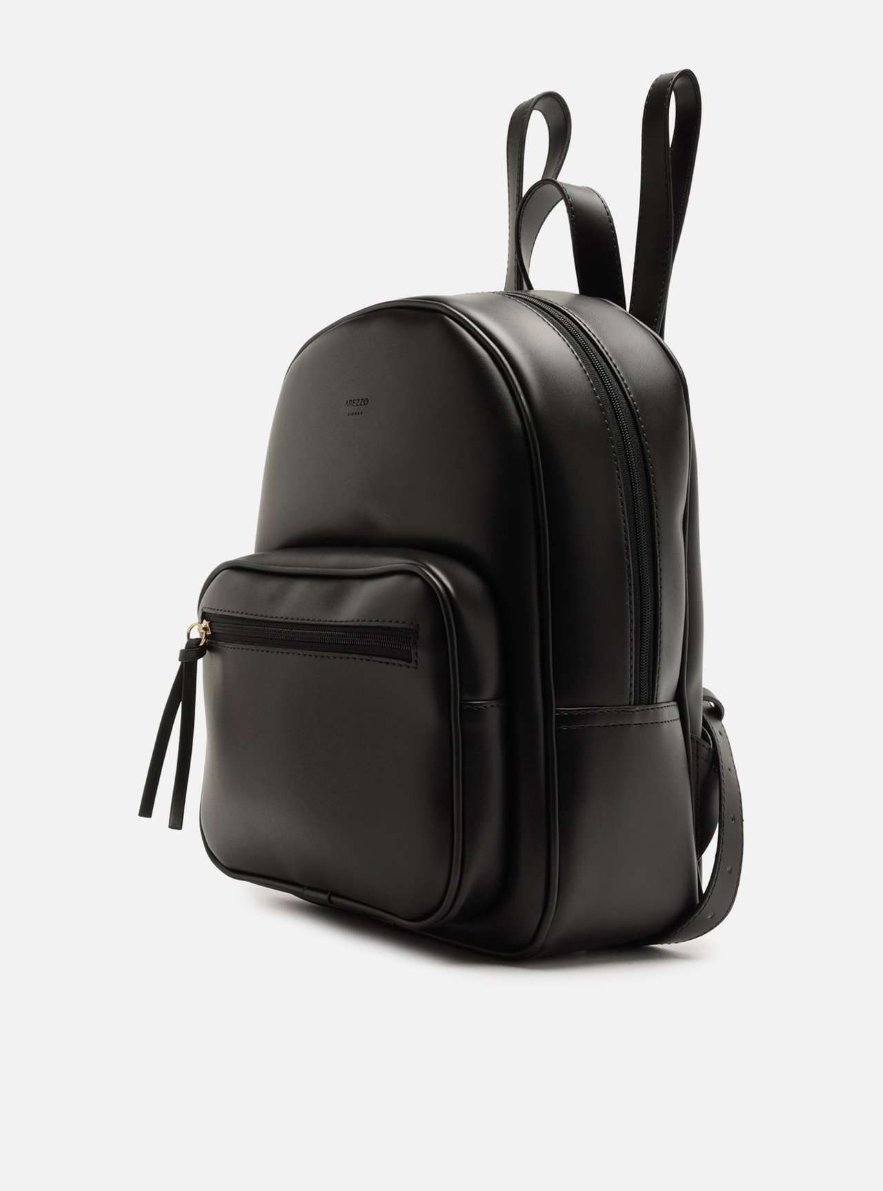 Bolsa Mochila Preta Grande Metais — foto 2
