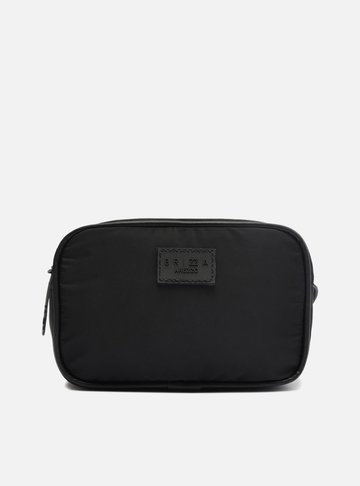 Bolsa Tiracolo Preta Nylon Lizza Pequena Brizza