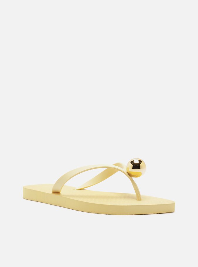 Chinelo De Dedo Amarelo Brizza