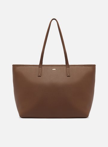 Bolsa Shopping Marrom Grande
