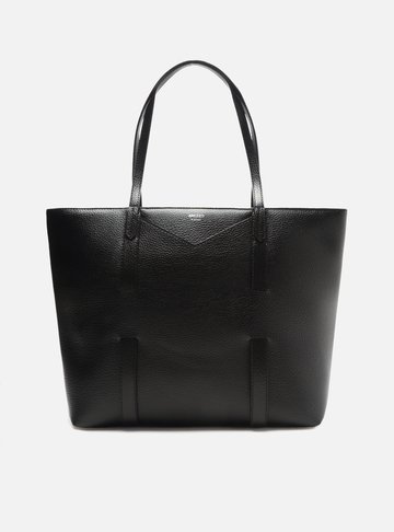 Bolsa Shopping Preta Grande Tiras