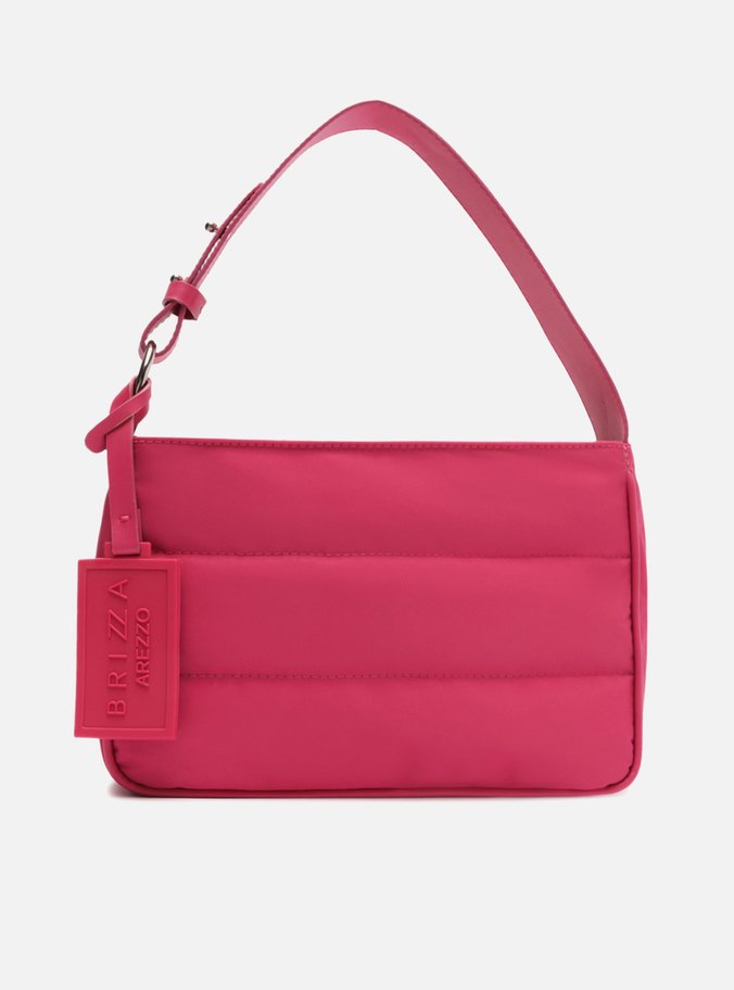 Bolsa Hobo Rosa Nylon Pequena Brizza