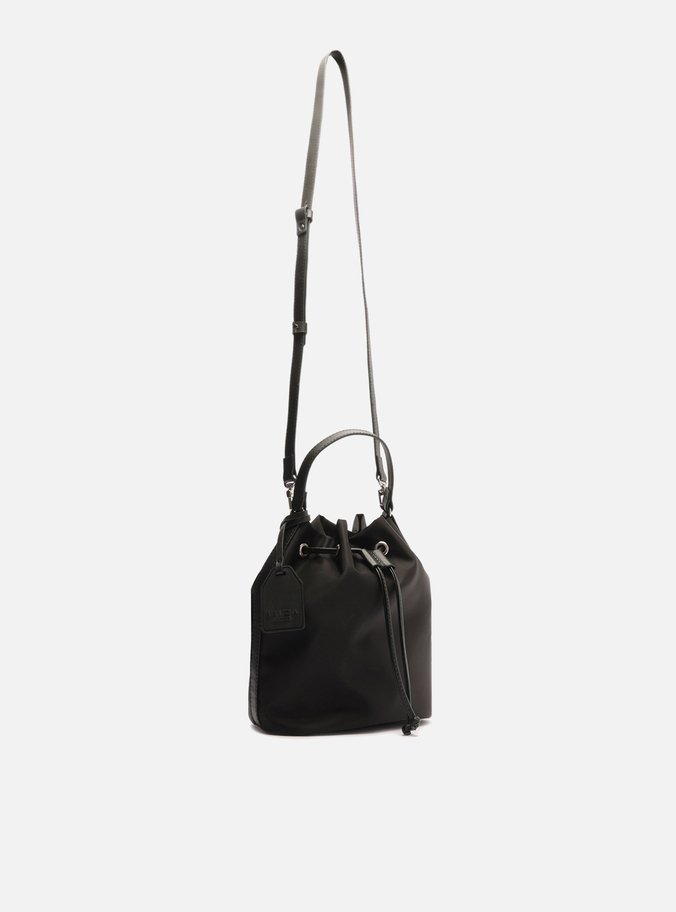 Bolsa Bucket Preta Nylon Média