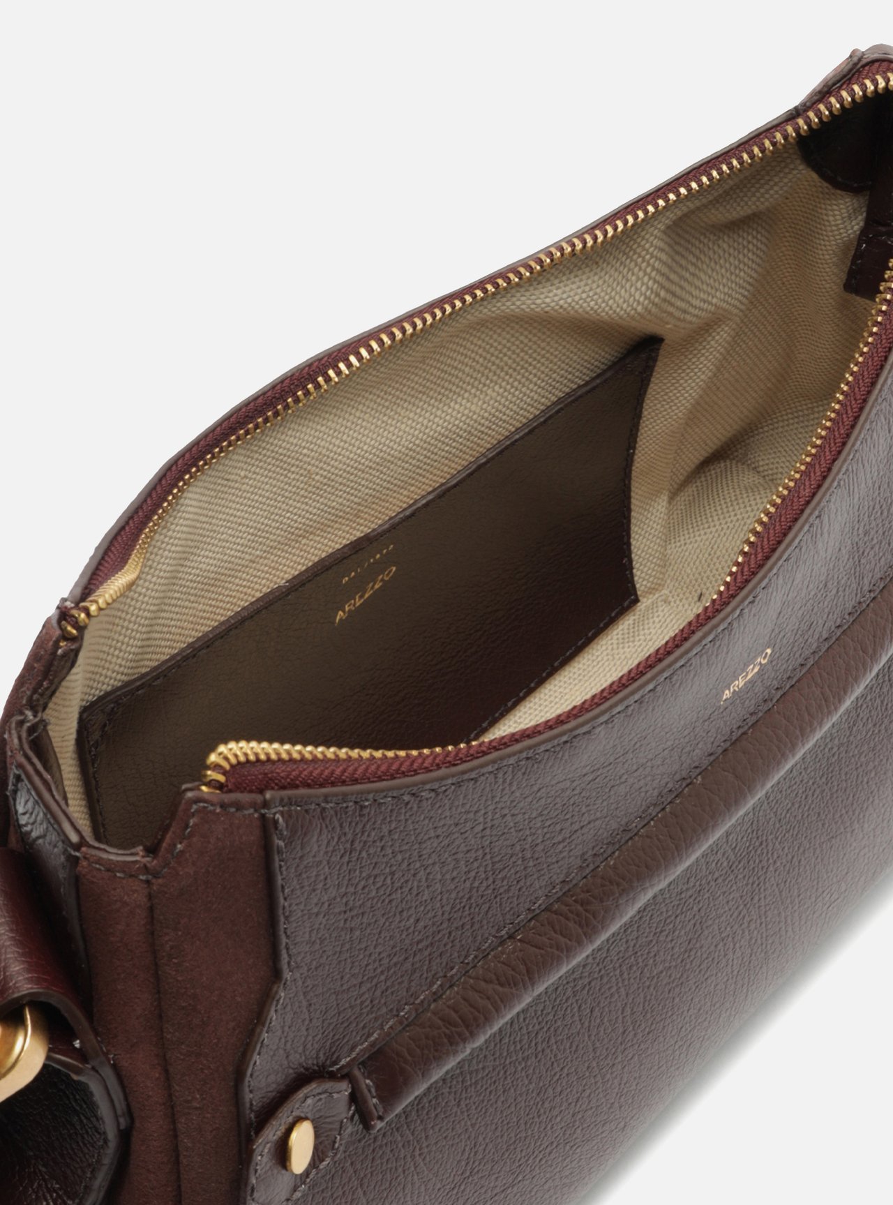 Bolsa Tiracolo Vermelha Couro Gretha Média — foto 4