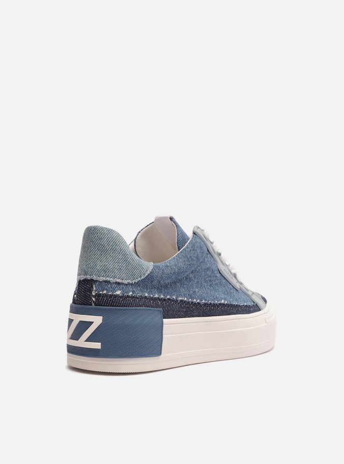 Tênis Jeans Flatform Amarração