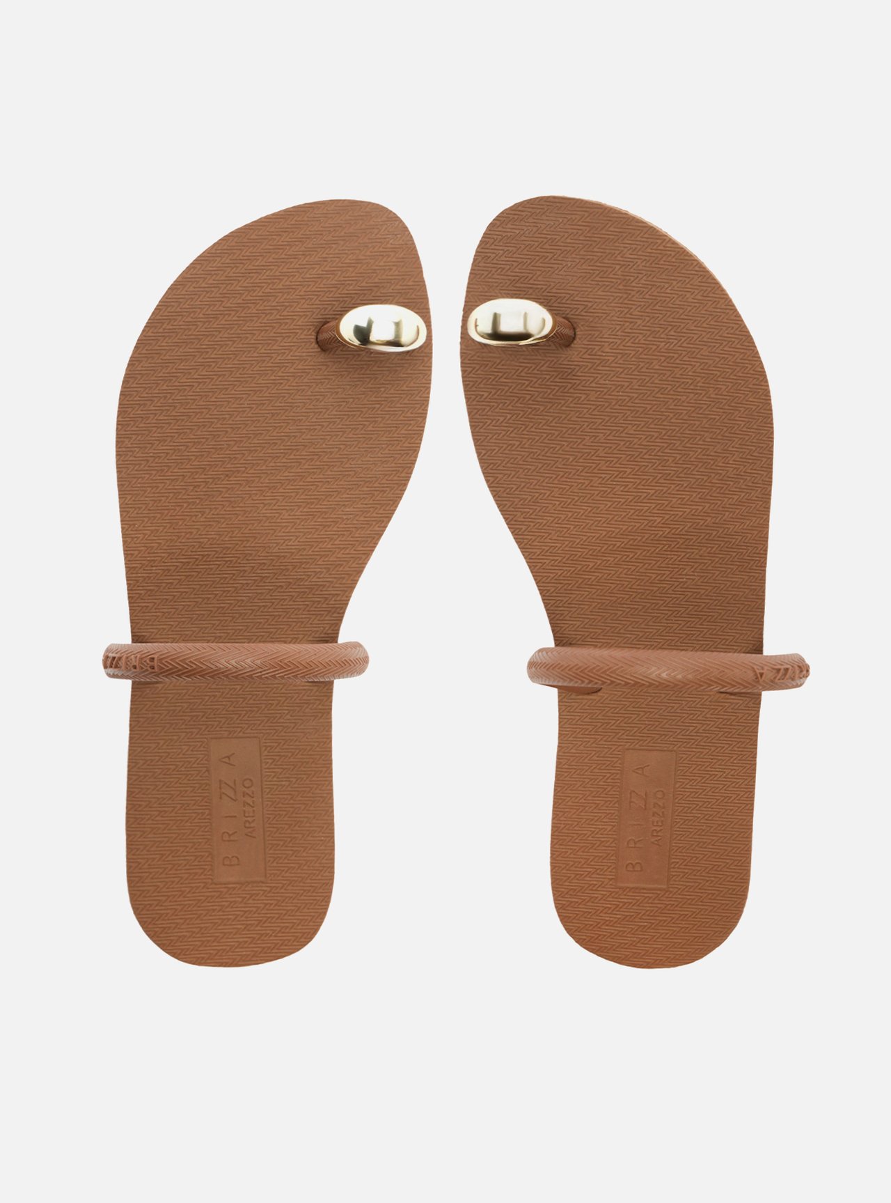 Chinelo de Dedo Marrom — foto 1