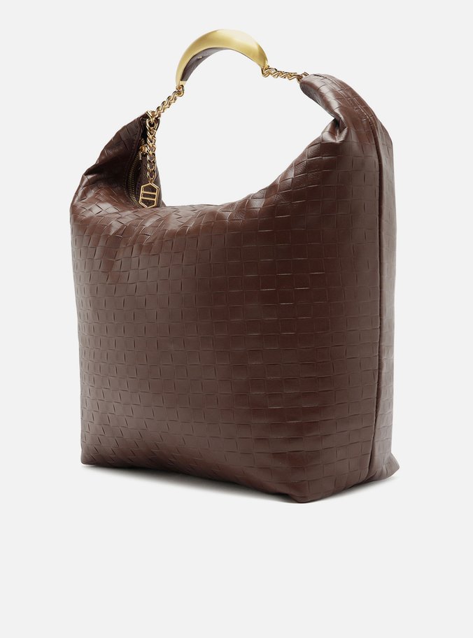 Bolsa Hobo Marrom Grande