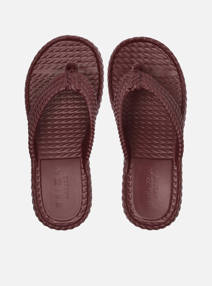 Sandália Vinho Flatform Marrocos Sun