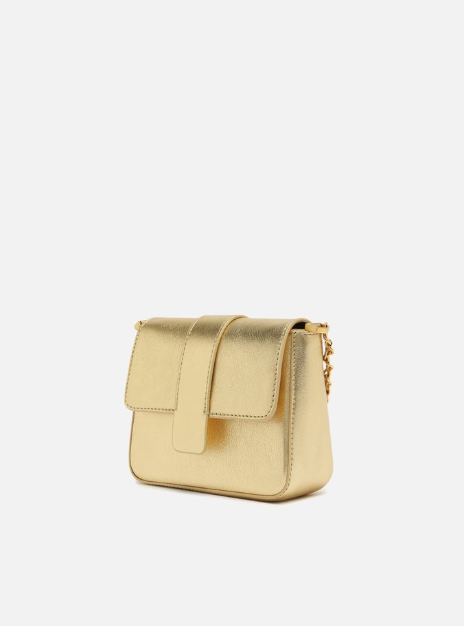 Bolsa Tiracolo Dourada Limoncello Pequena