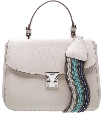 Bolsa Lady Satchel Mykonos Branca