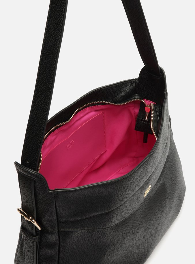 Bolsa Hobo Preta Grande Alça Fivela