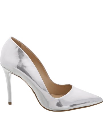 Scarpin Specchio Prata