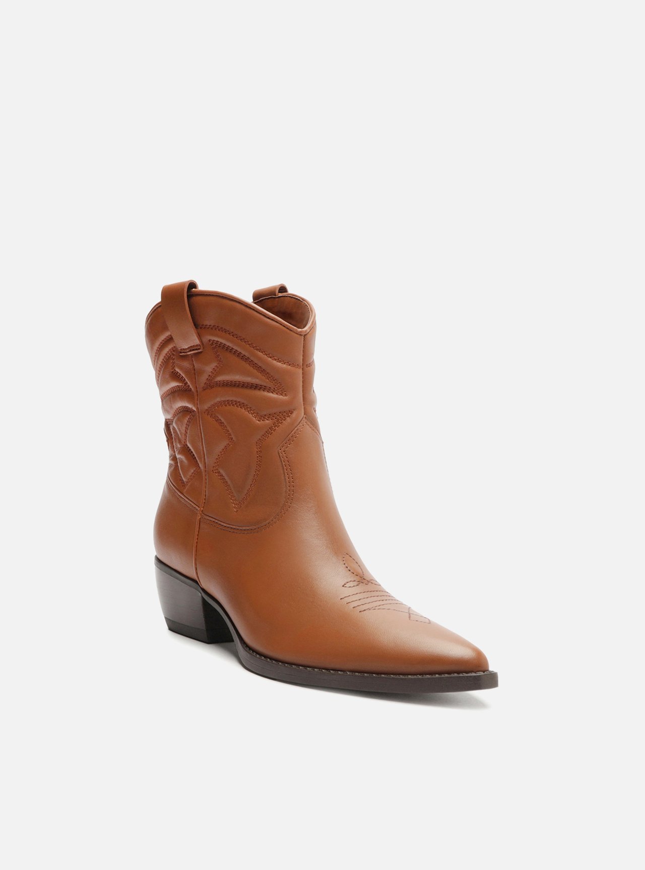 Bota Marrom Cano Curto Western Easy — foto 2