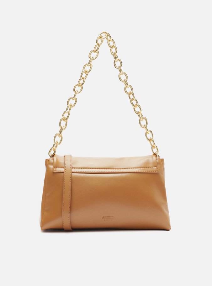 Bolsa Tiracolo Marrom Média Alça Extra Corrente