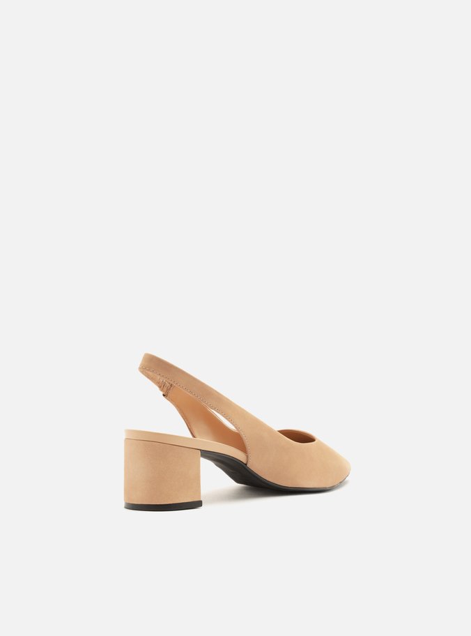 Scarpin Nude Salto Baixo Helena