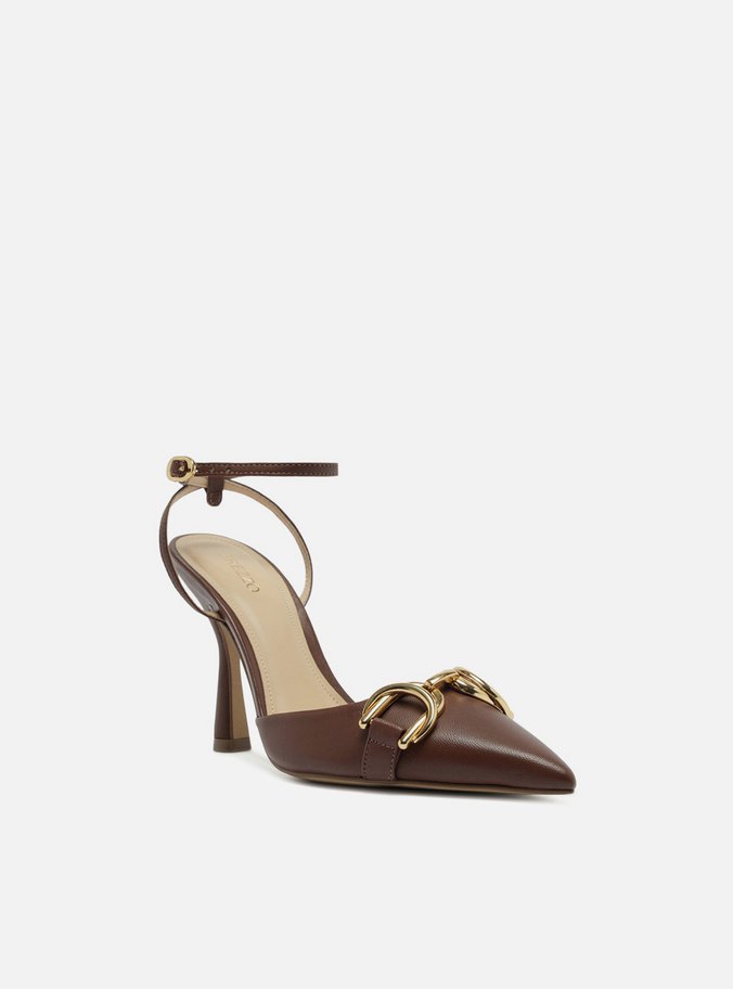 Scarpin Marrom Salto Alto