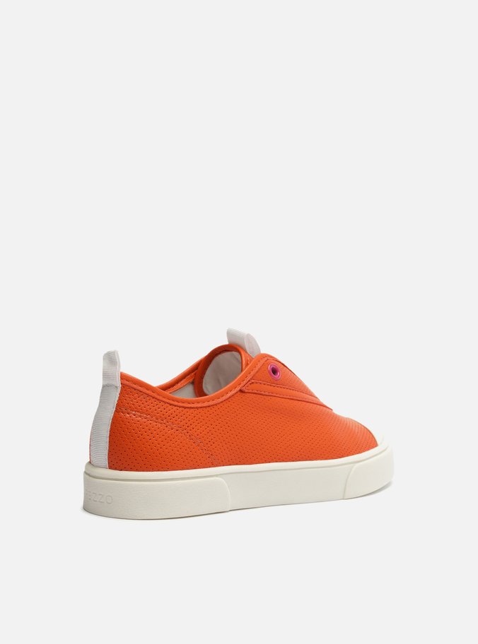 Tênis Infantil Slip On Laranja Elástico