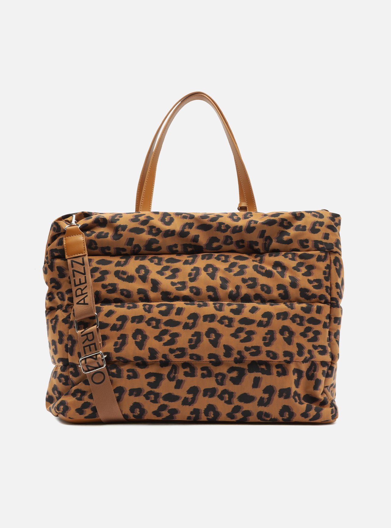 Bolsa Shopping Animal Print Nylon Gigi Grande — foto 3