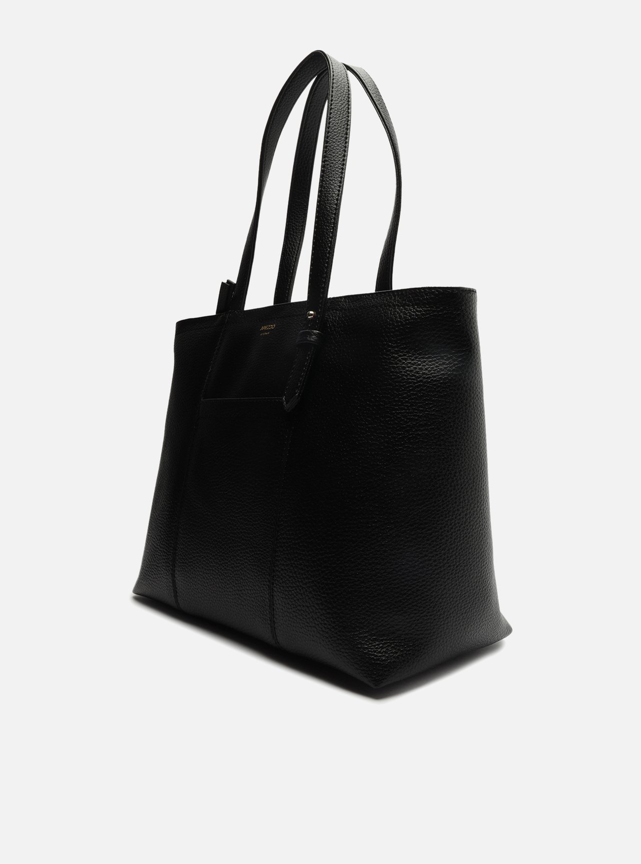 Bolsa Shopping Preta Grande Bolso Frontal — foto 2