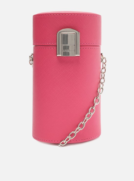 Bolsa Tiracolo Rosa Pink Pequena Corrente