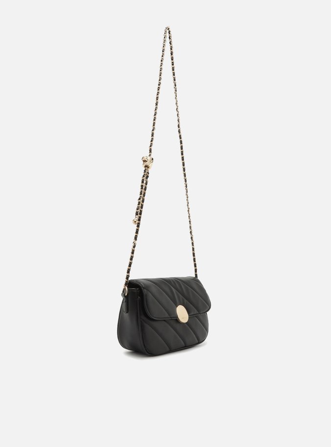 Bolsa Tiracolo Preta Pequena Matelassê