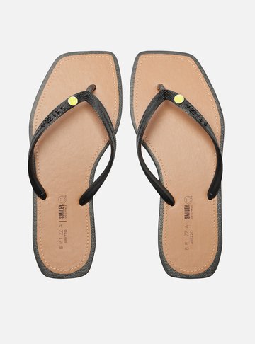 Chinelo de Dedo Amarelo Recouro Square Smiley