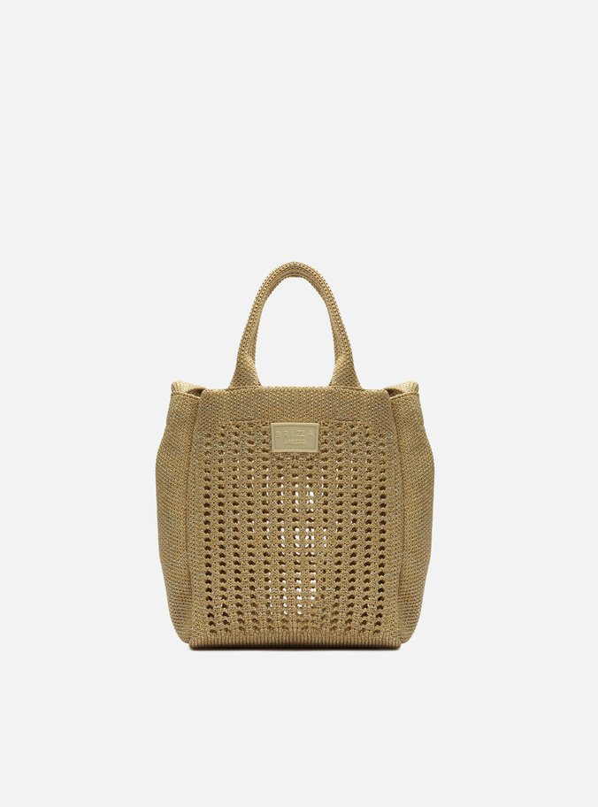 Bolsa Shopping Metalizada Colorida Pequena Tressê Brizza