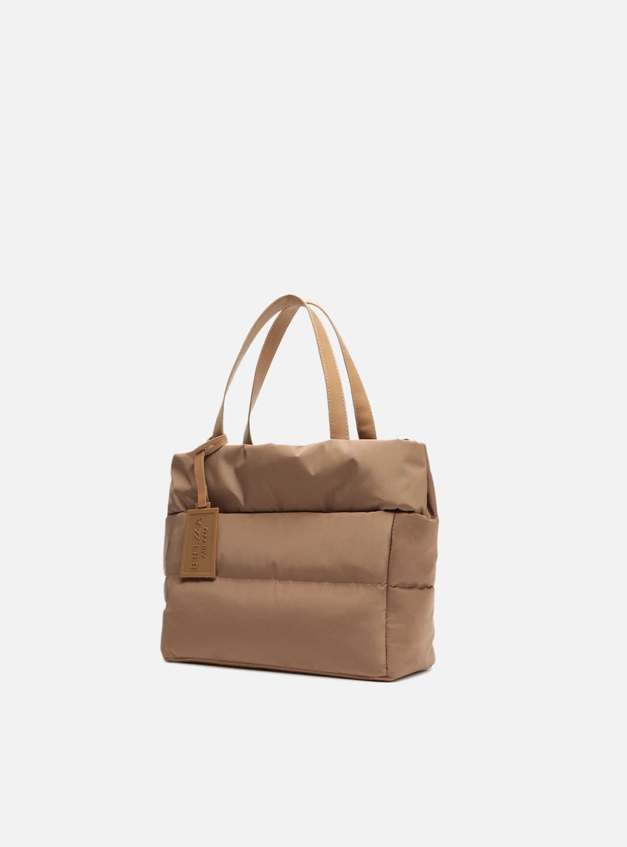 Bolsa Tiracolo Marrom Nylon Gigi Pequena — foto 2