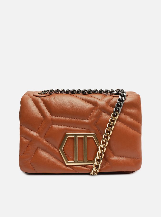 Bolsa Tiracolo Marrom Couro Emma Média