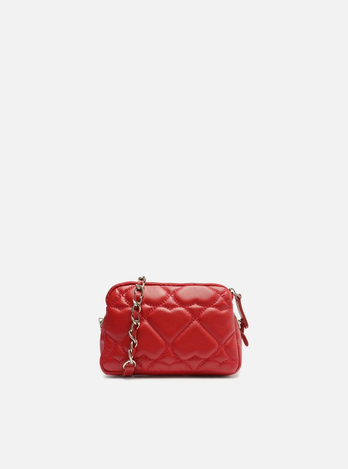 Bolsa Tiracolo Vermelha Couro Heart Pequena