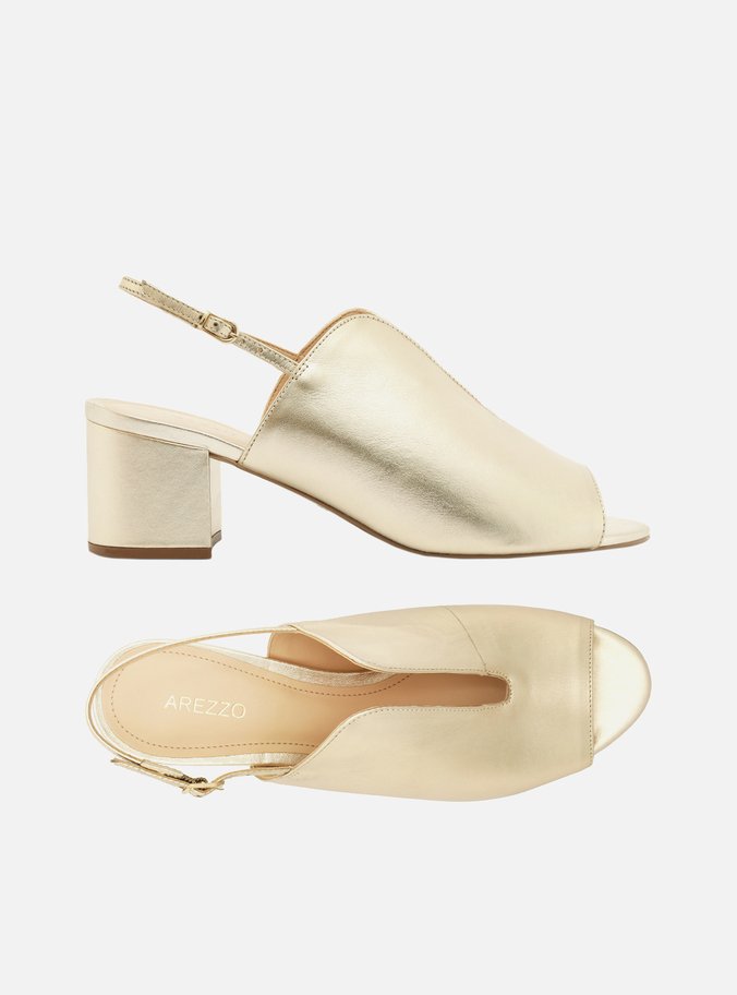 Mule Dourado Salto Bloco