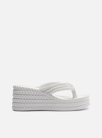 Sandália Off White Flatform Marrocos Sun