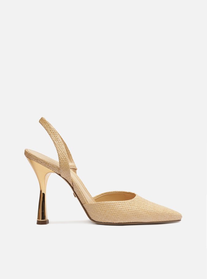 Scarpin bico fino nude on sale