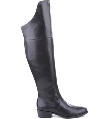 Bota Cano Alto Preta
