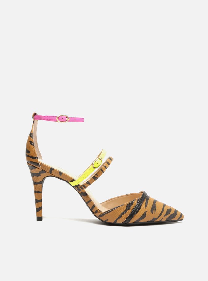 Scarpin Animal Print Bico Fino