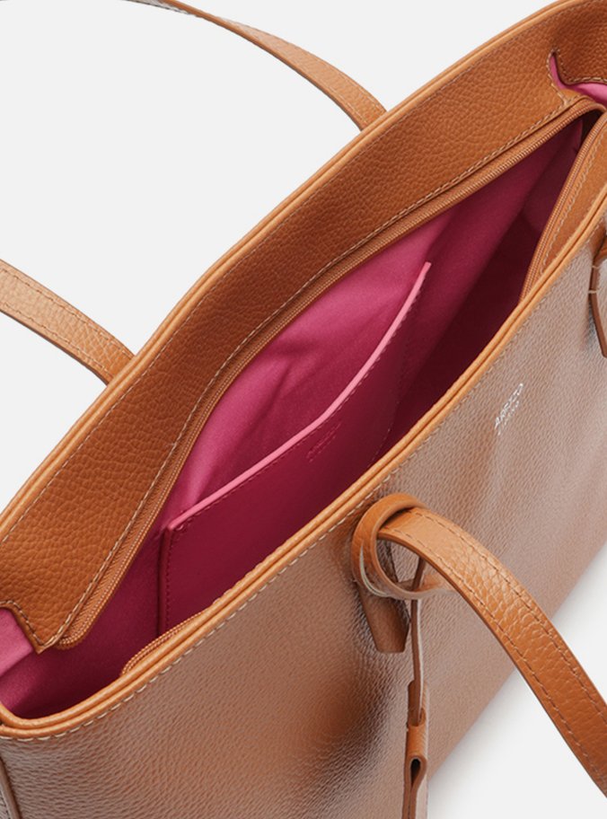 Bolsa Shopping Marrom Caramelo Manu Grande