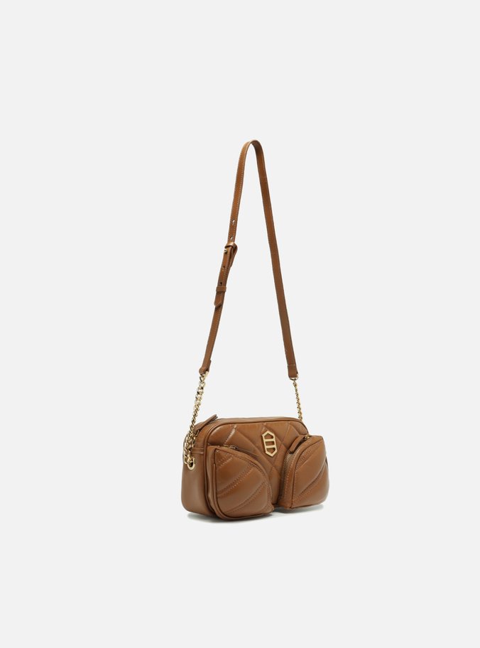 Bolsa Tiracolo Marrom Pequena Matelassê
