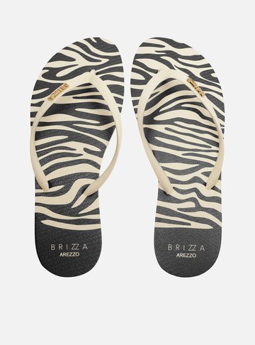 Arezzo — Chinelo de Dedo Branca Brizza