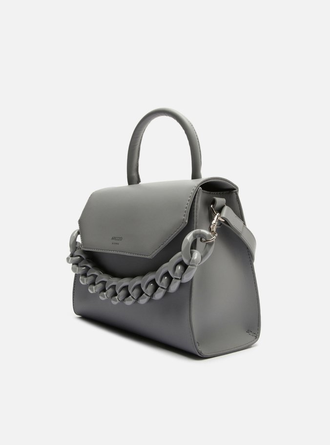 Bolsa Satchel Azul Iara Média Giorno