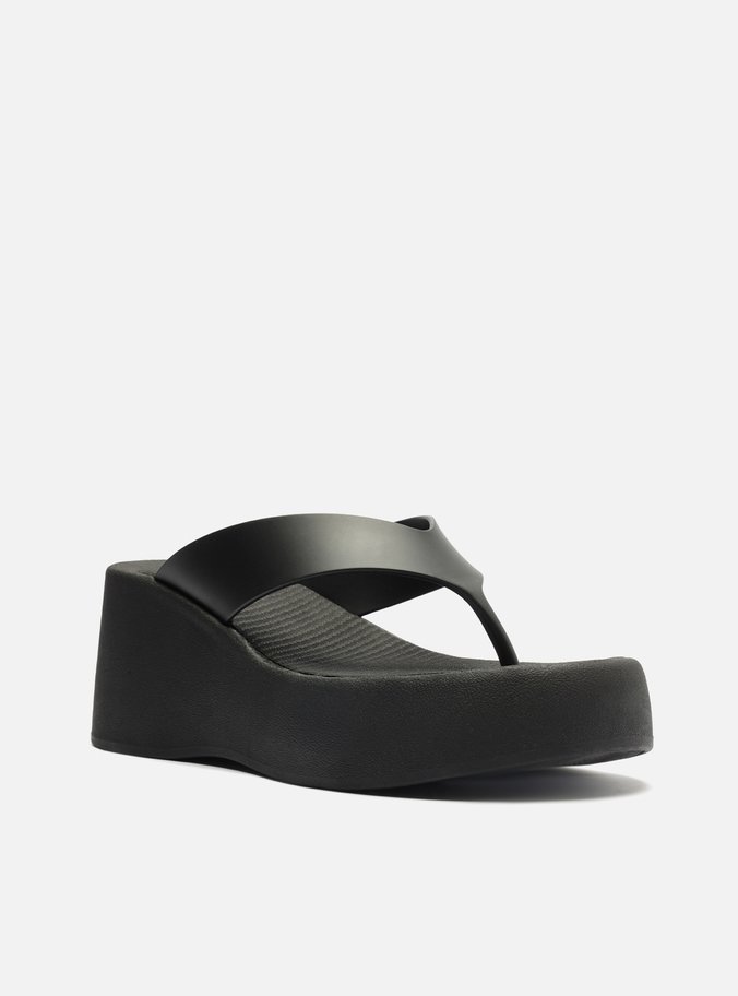Tamanco Preta Flatform Barcelona