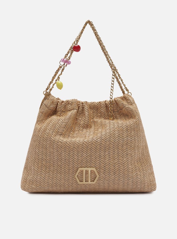 Bolsa Hobo Palha Grande